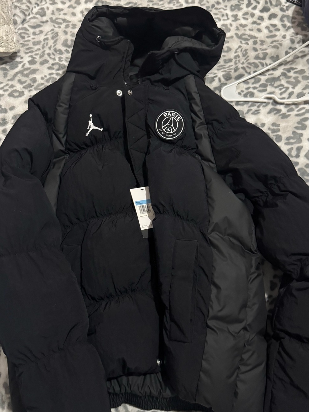 Coach Black Kids Puffer Jacket with Hood